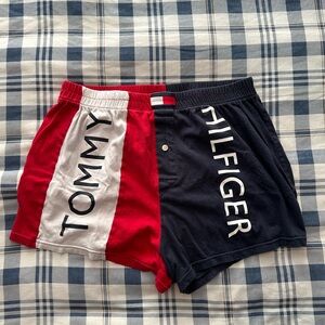 Tommy Hilfiger Blue and Red Boxer Shorts